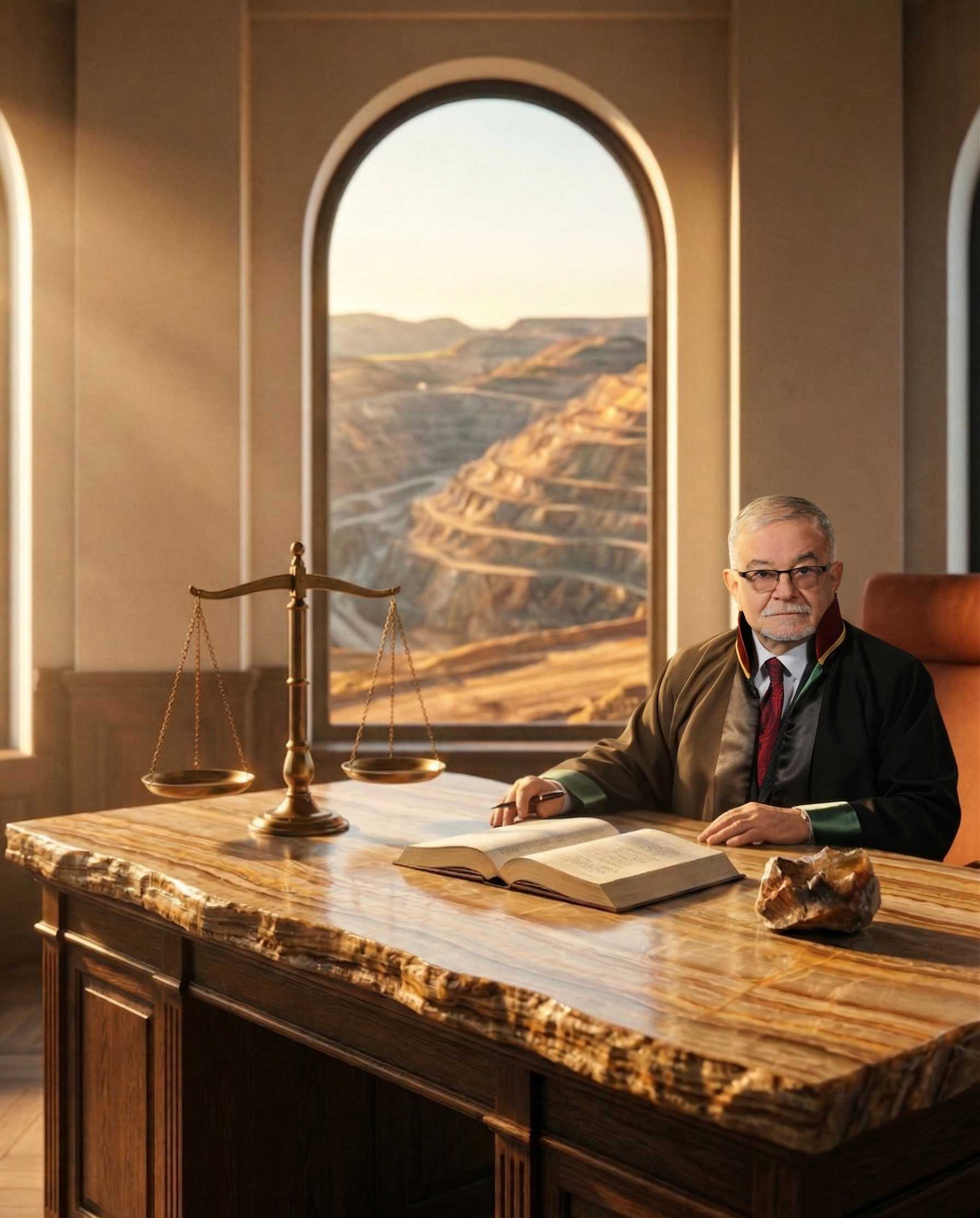 Av. Ömer Günay için hazırlanan maden hukuku kapak görseli