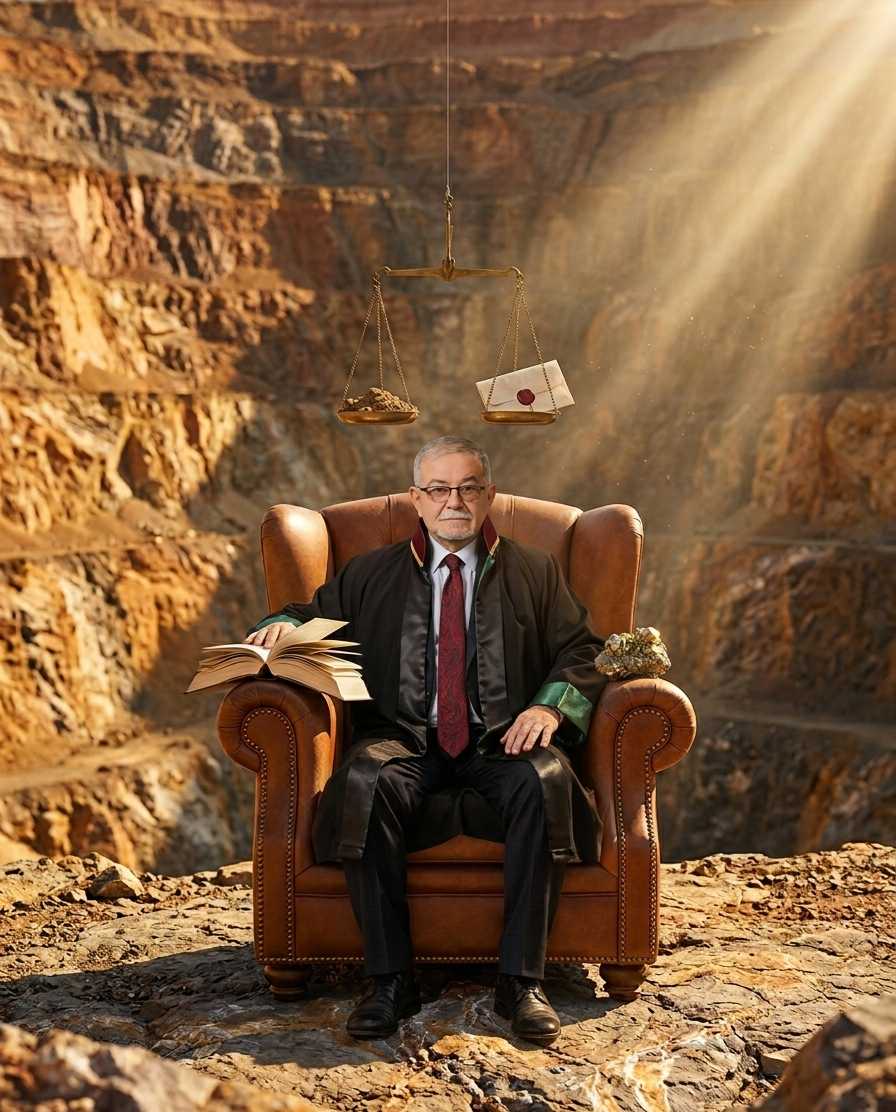 Av. Ömer Günay için hazırlanan maden hukuku kapak görseli